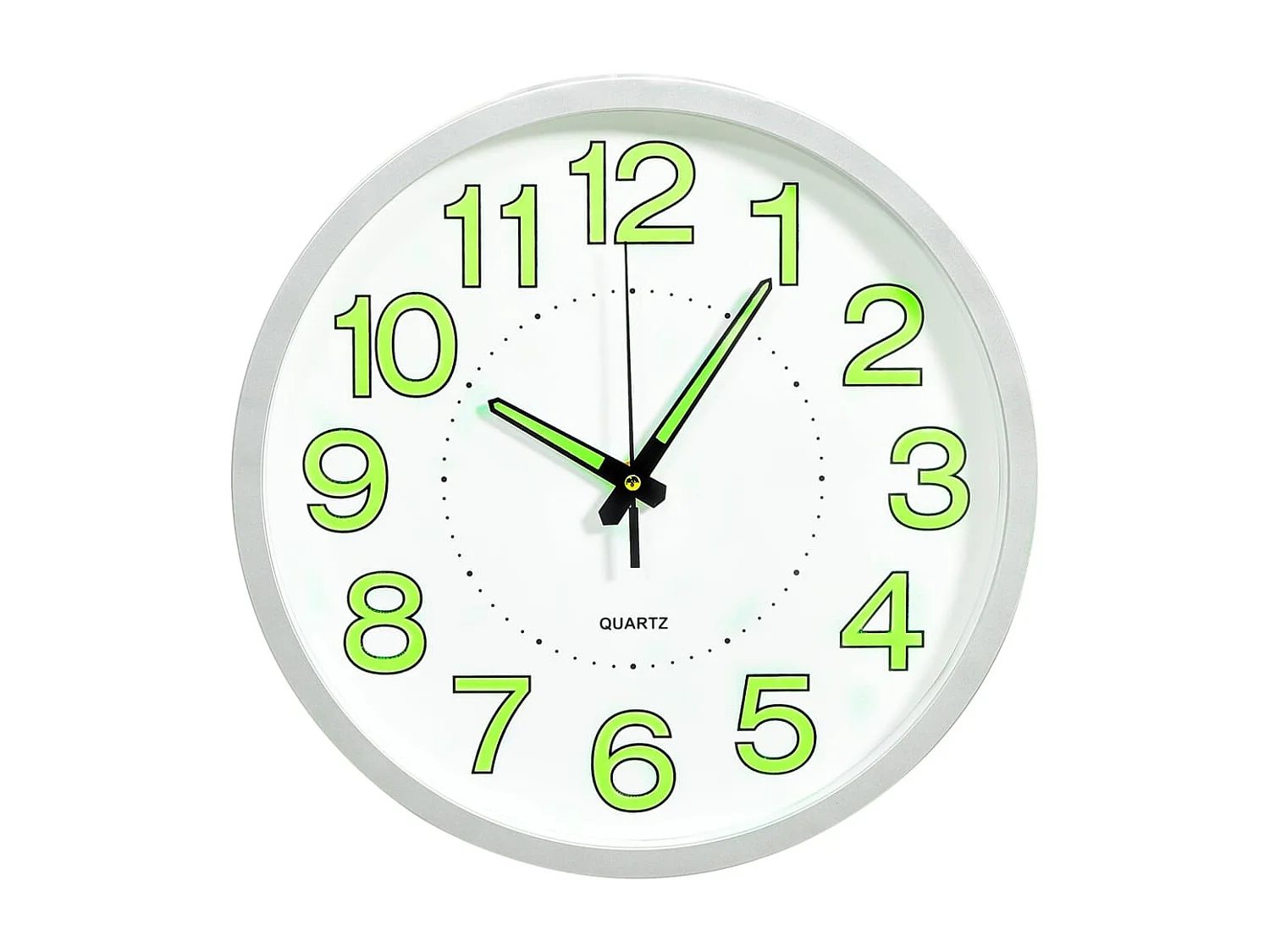 Reloj de pared luminoso blanco 30 cm