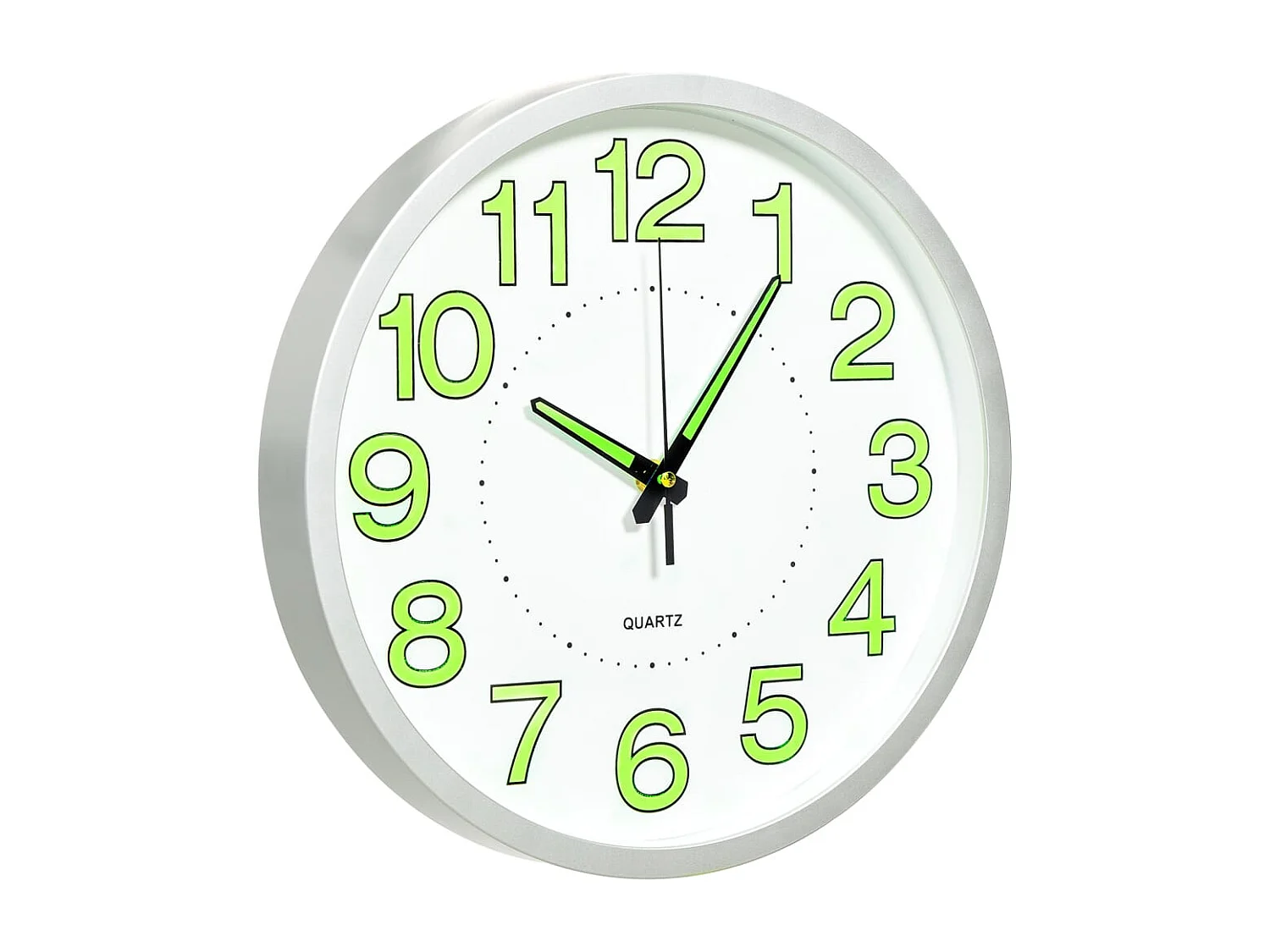 Reloj de pared luminoso blanco 30 cm