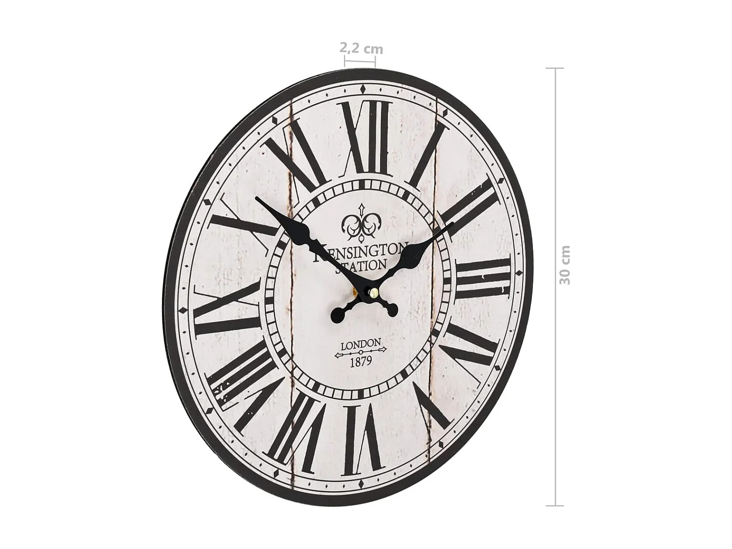 Horloge murale vintage Londres 30 cm
