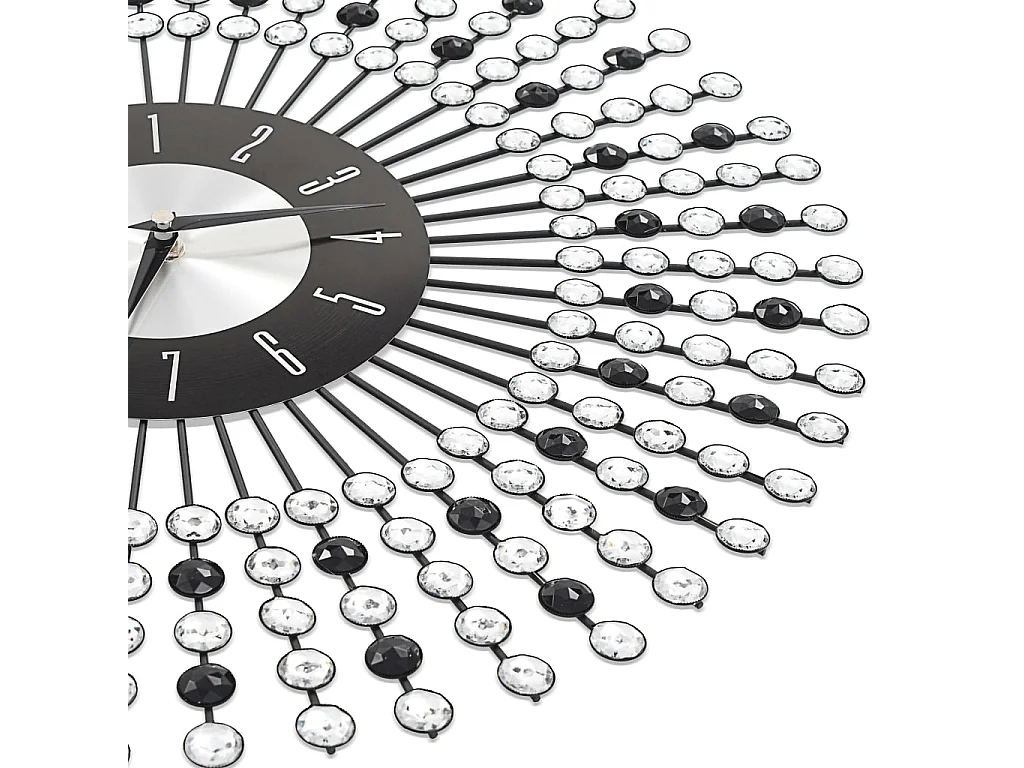 Horloge murale Métal 43 cm Noir