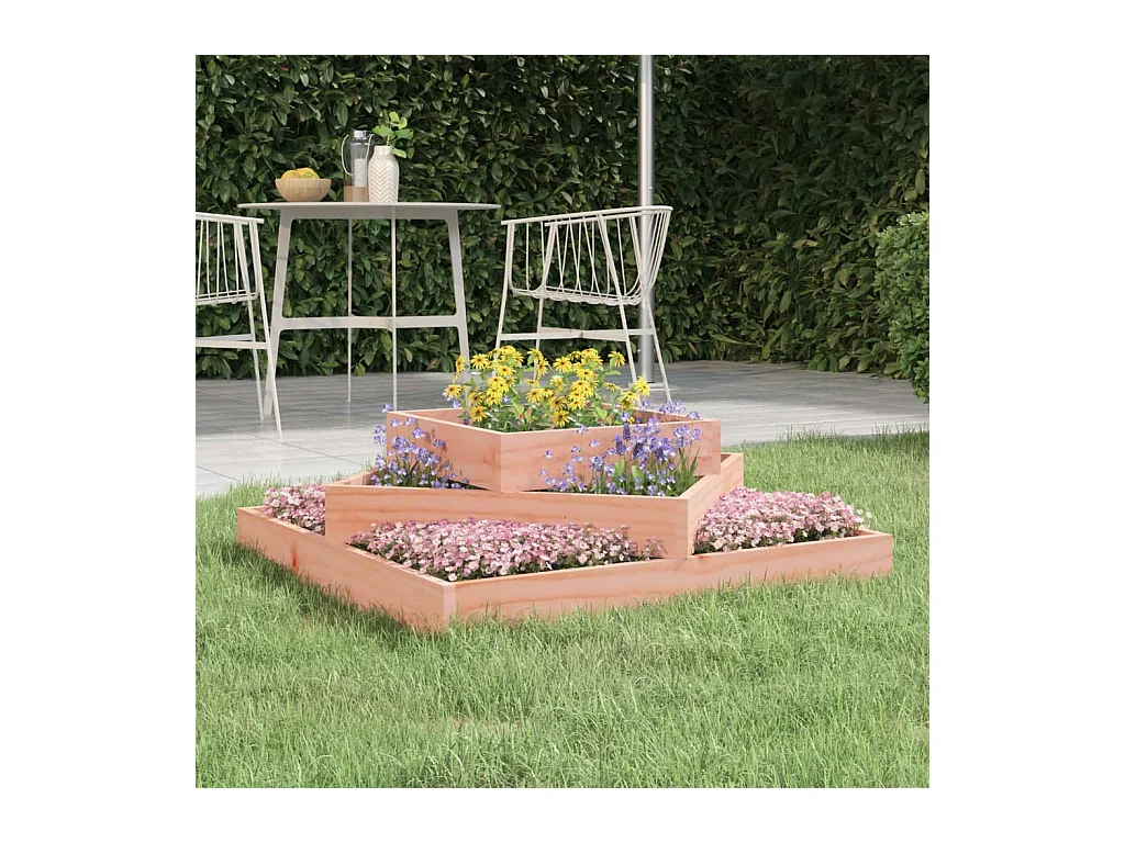 Jardinière 83x83x27 cm Bois de douglas massif