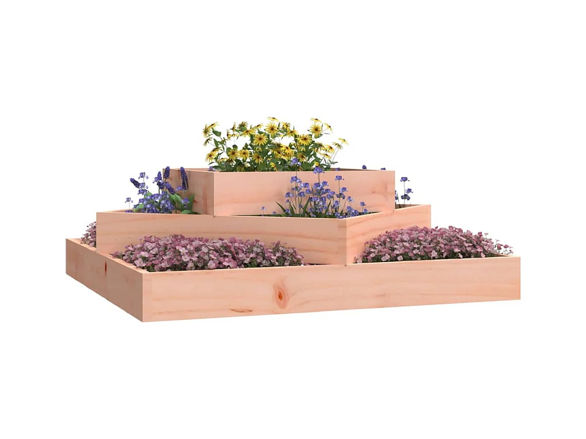 Jardinière 83x83x27 cm Bois de douglas massif