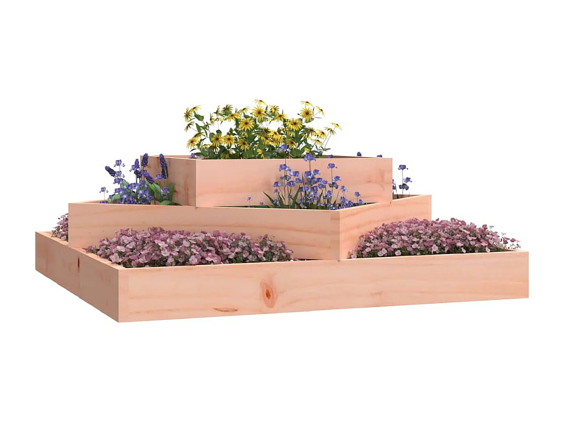 Jardinière 83x83x27 cm Bois de douglas massif