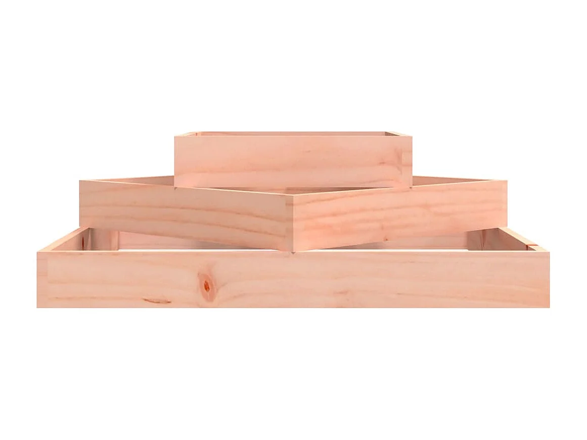 Jardinière 83x83x27 cm Bois de douglas massif