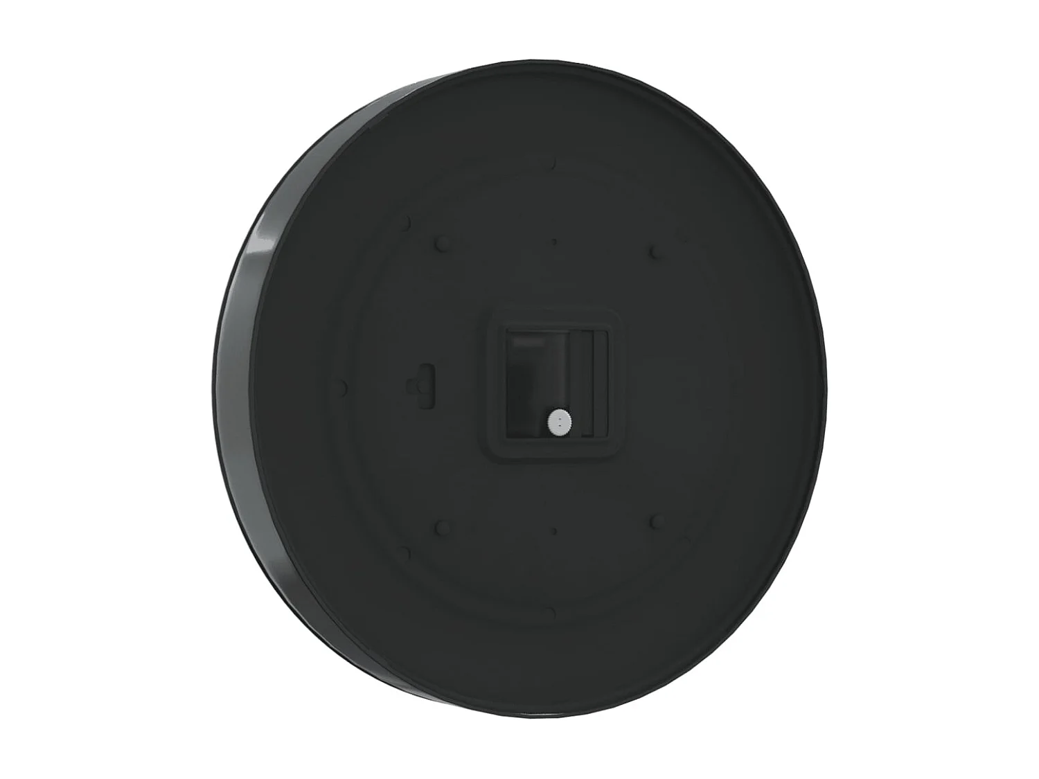 Reloj de pared con escalas y agujas luminosas, azul, Ø30 cm