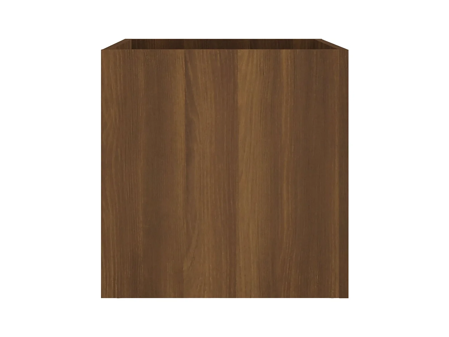 Jardinière Chêne marron 40x40x40 cm Bois d'ingénierie