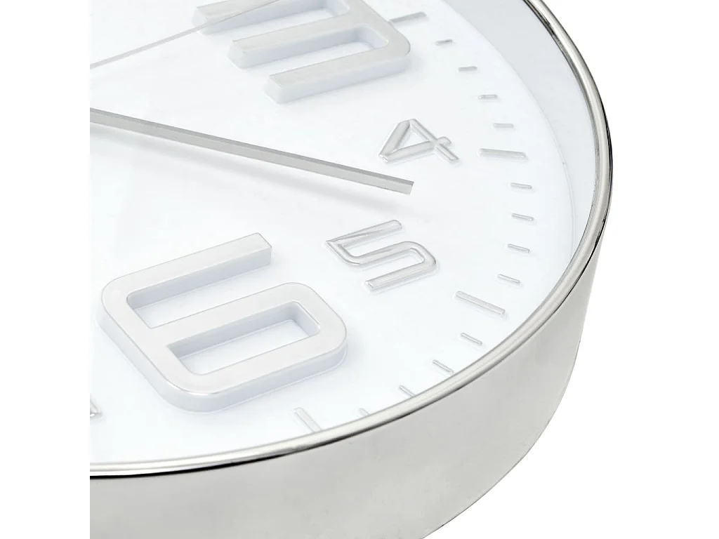 Horloge murale 30 cm Argenté