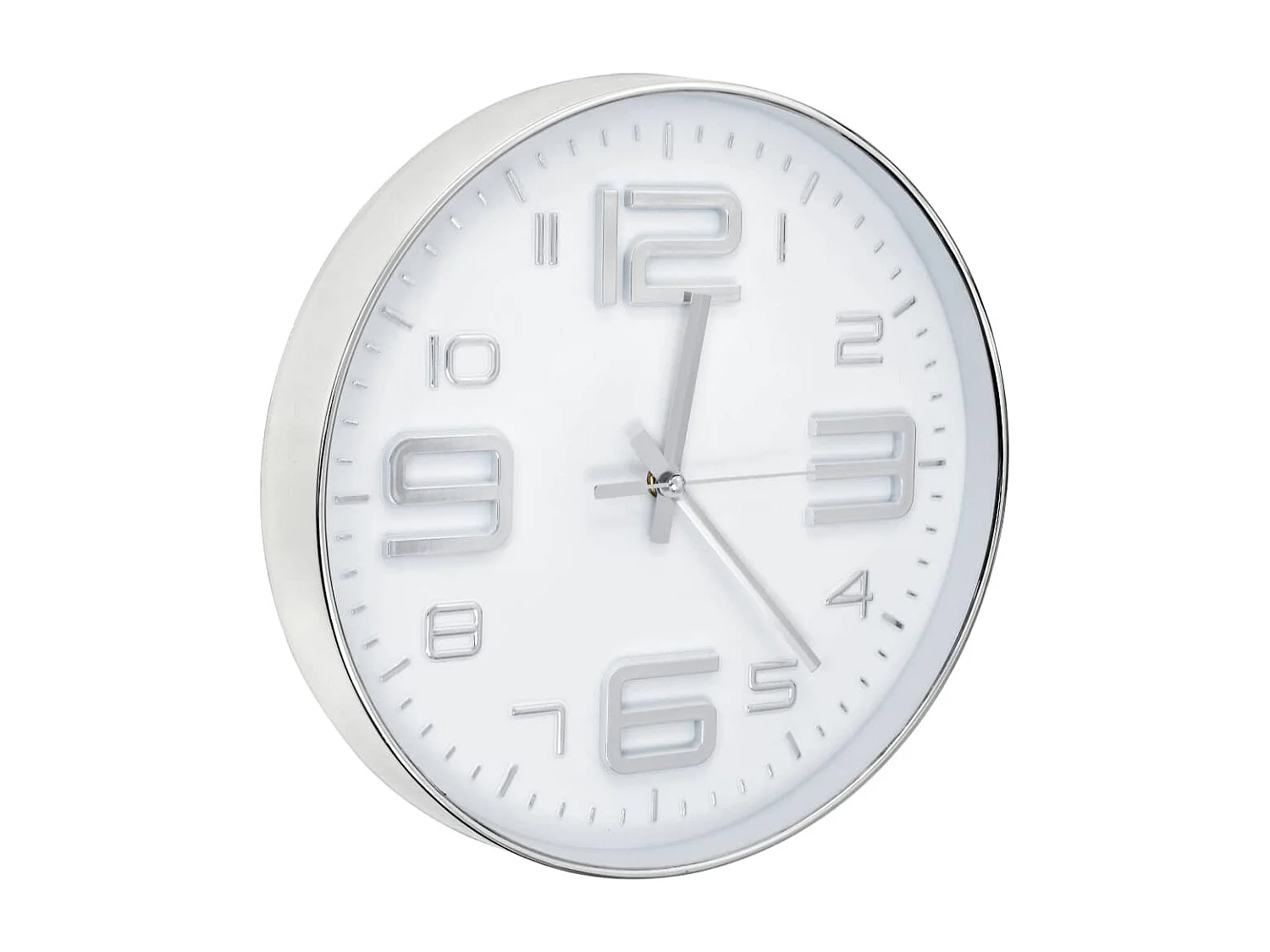 Orologio da parete argento da 30 cm