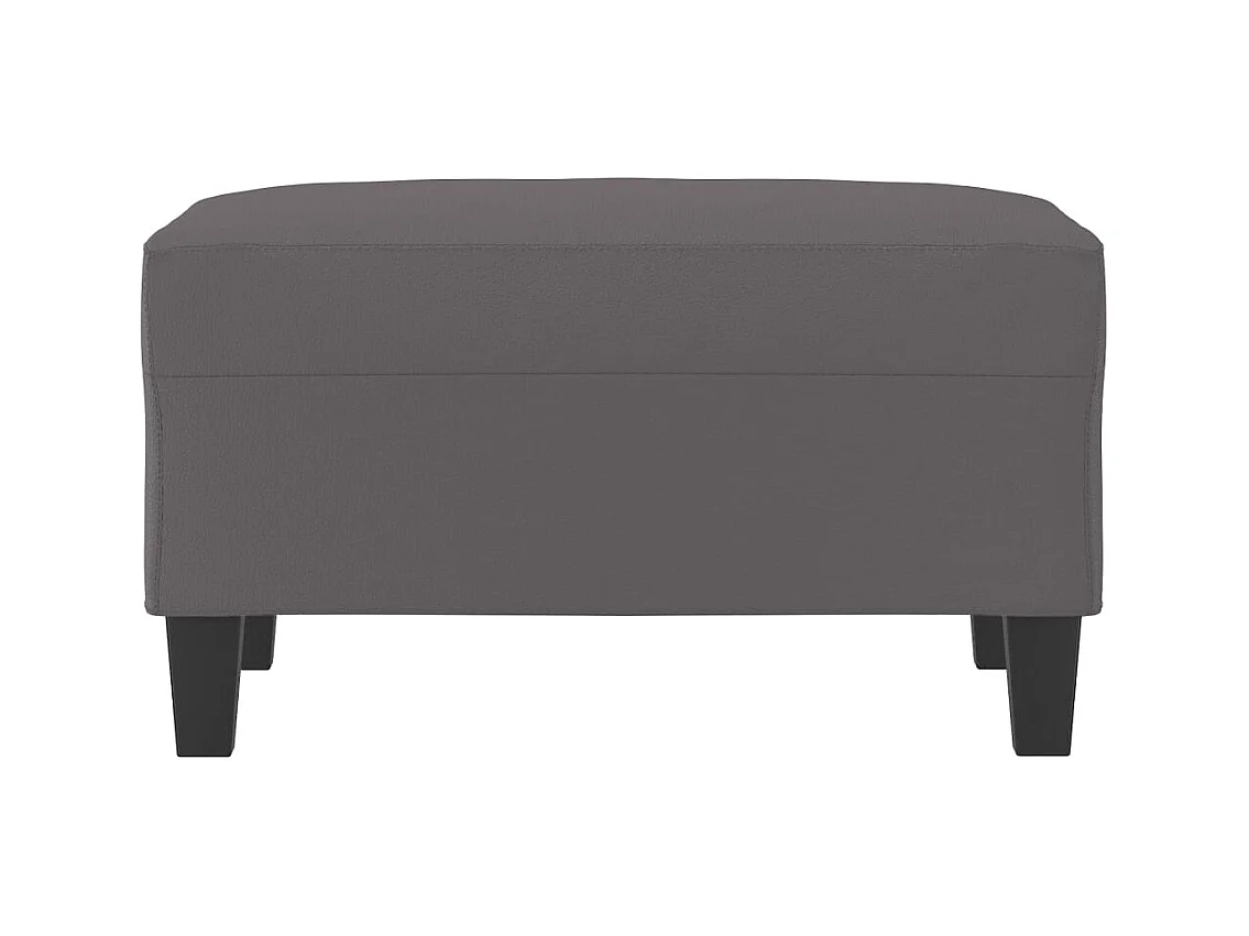 Repose-pied Gris 70x55x41 cm Similicuir FR139478