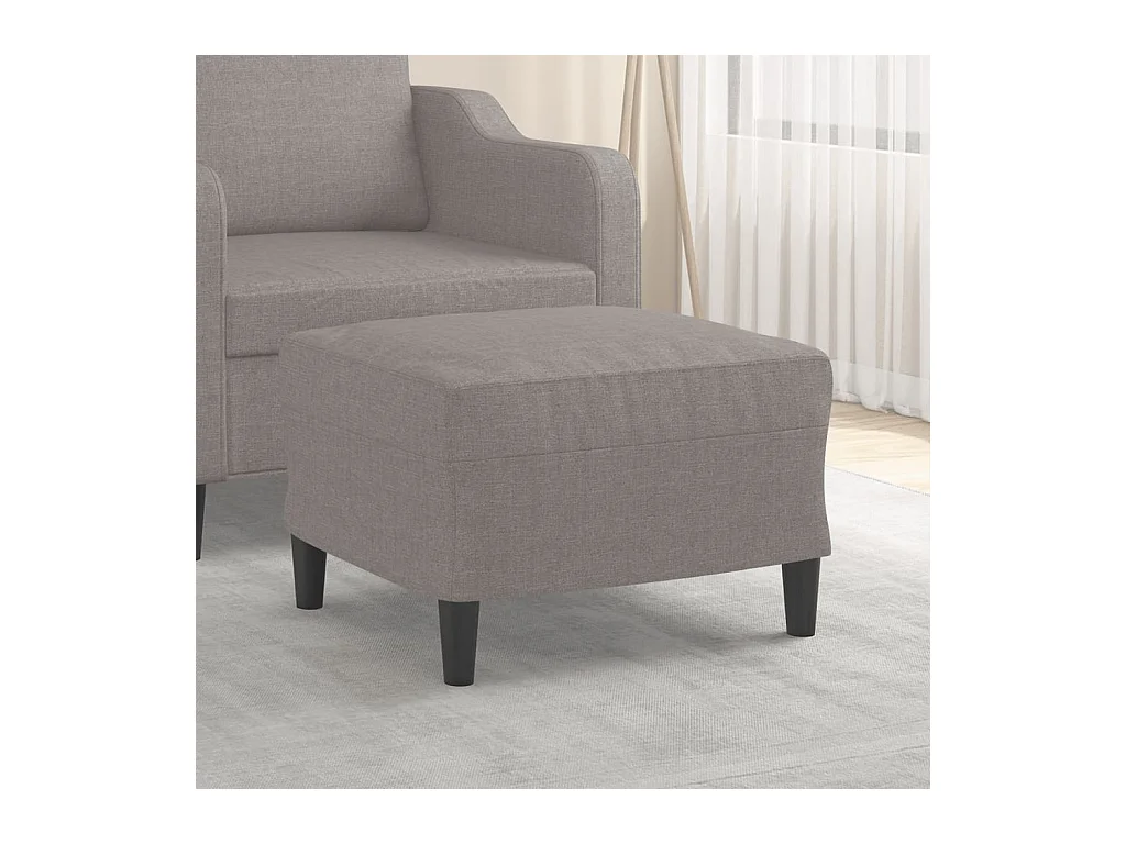 Repose-pied Taupe 60x50x41 cm Tissu FR874224