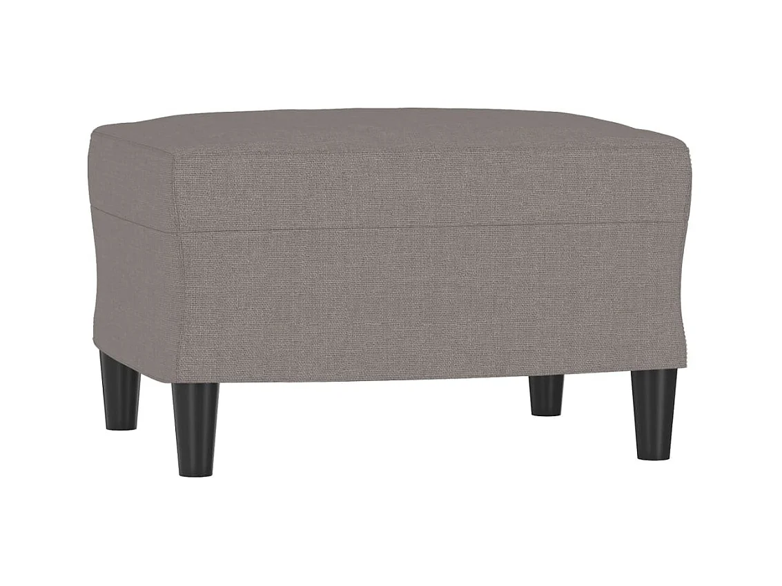 Repose-pied Taupe 60x50x41 cm Tissu FR874224