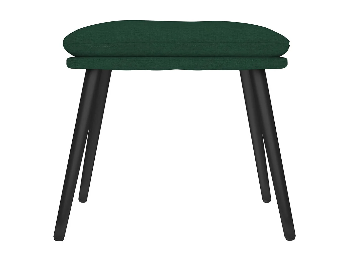 Reposapiés de tela verde oscuro 45x29,5x35 cm ES650812