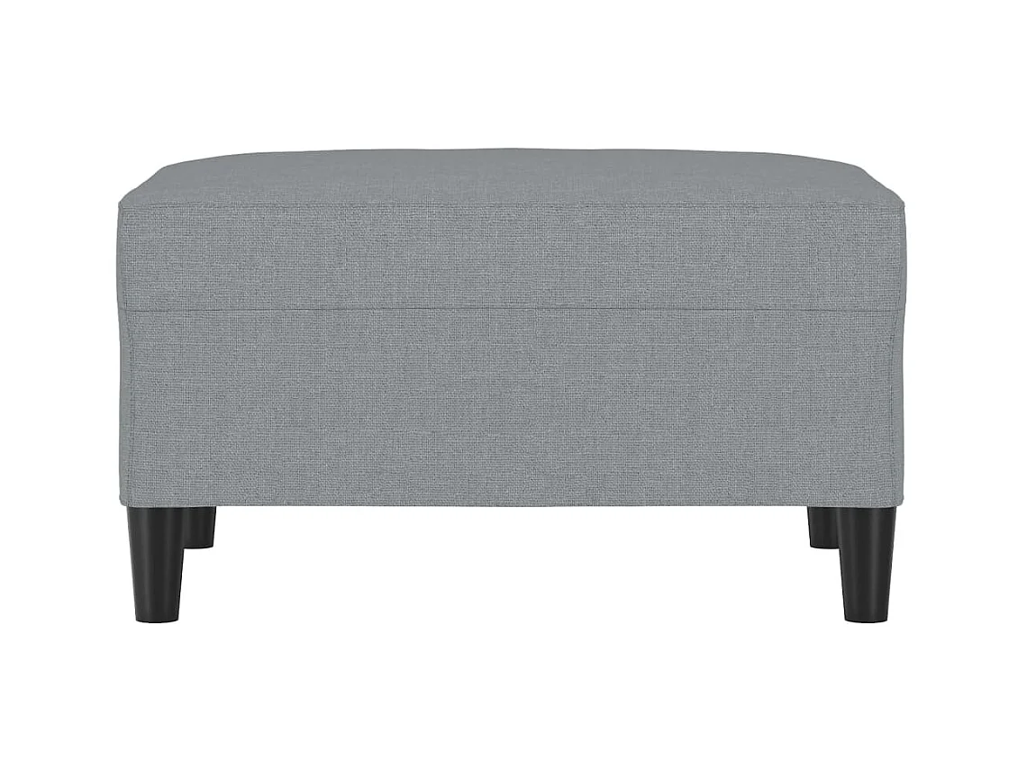 Repose-pied Gris clair 70x55x41 cm Tissu FR612976