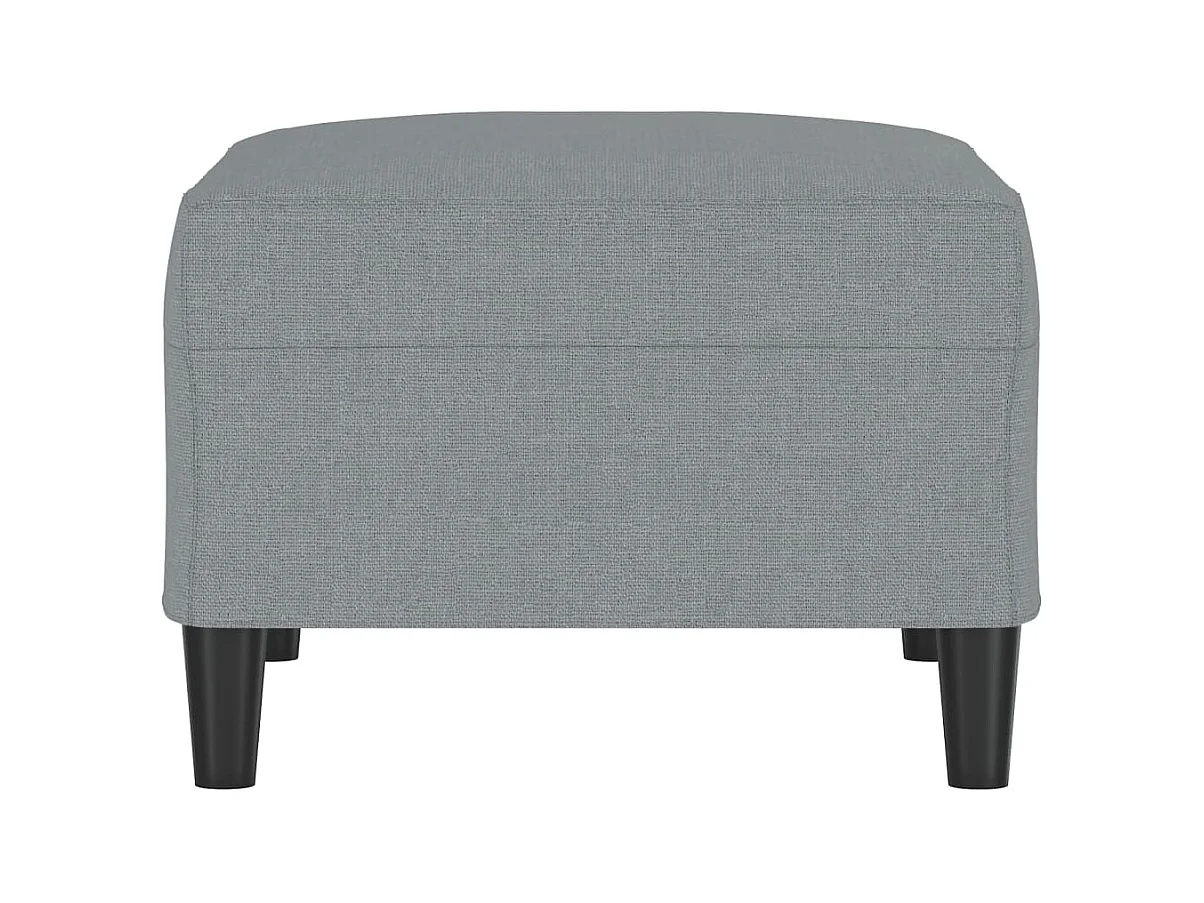 Repose-pied Gris clair 70x55x41 cm Tissu FR612976