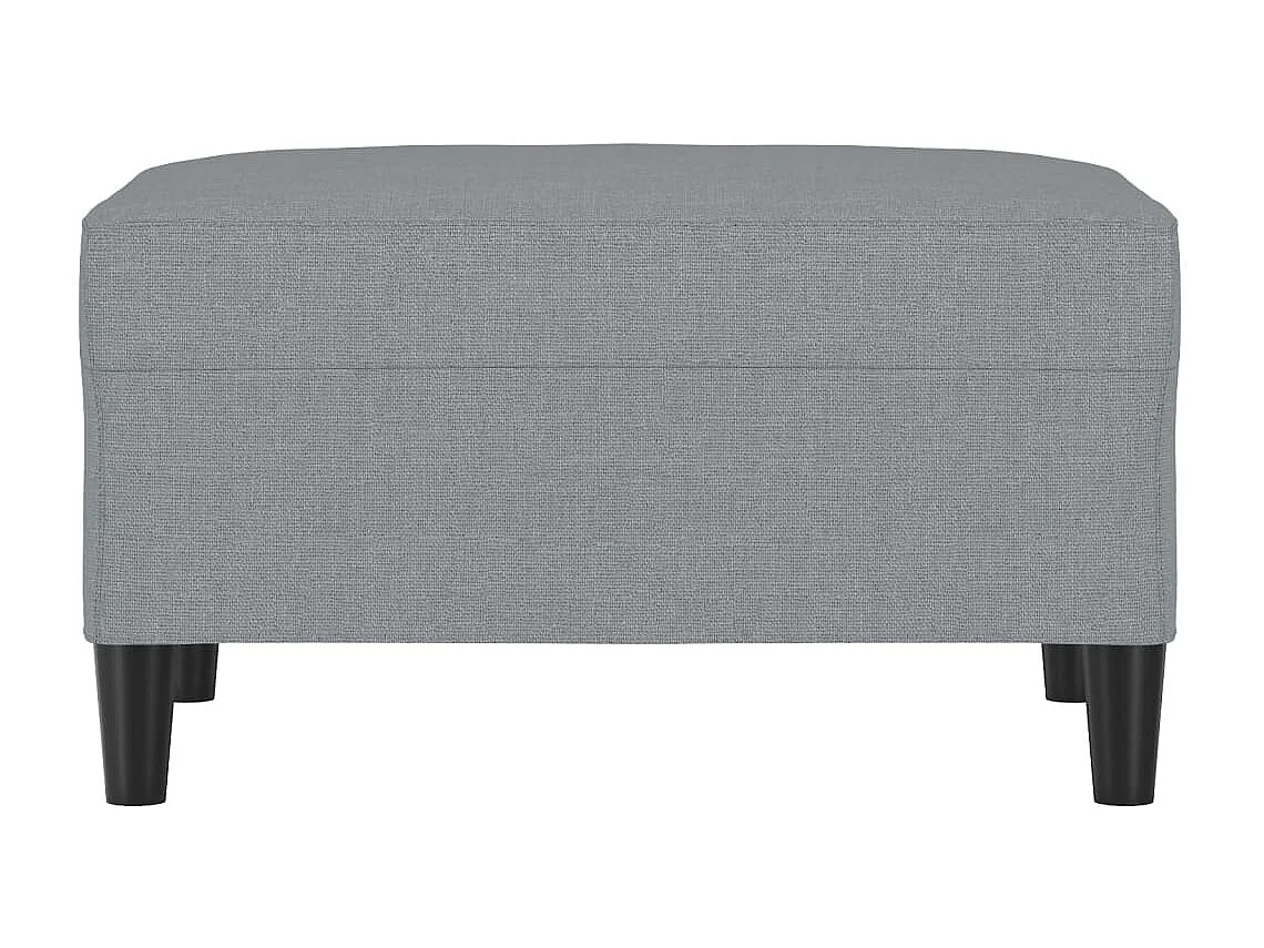 Repose-pied Gris clair 70x55x41 cm Tissu FR612976