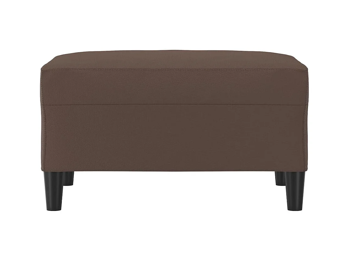 Repose-pied Marron 70x55x41 cm Similicuir FR891170