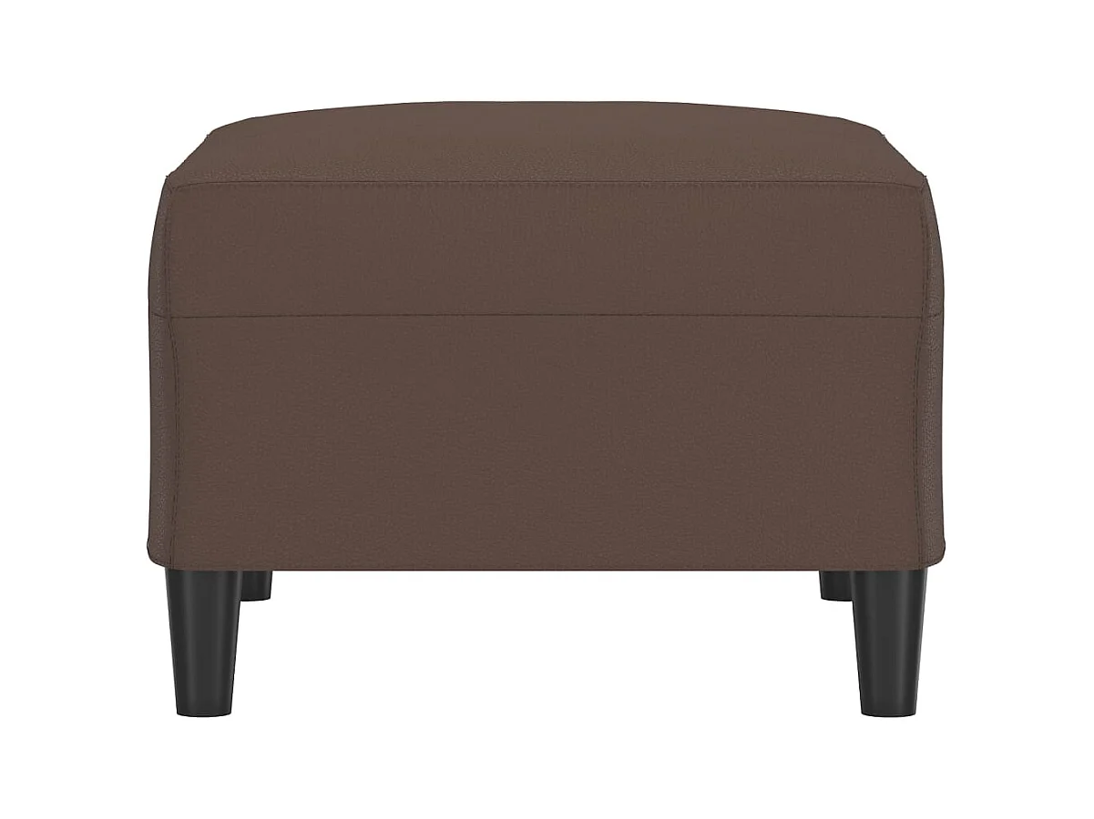 Repose-pied Marron 70x55x41 cm Similicuir FR891170