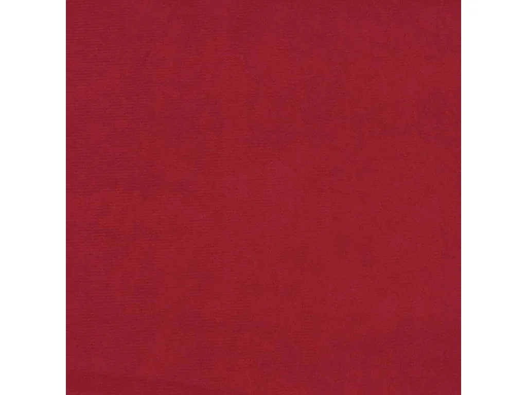 Reposapiés de terciopelo rojo vino tinto 45x29,5x35 cm ES972956