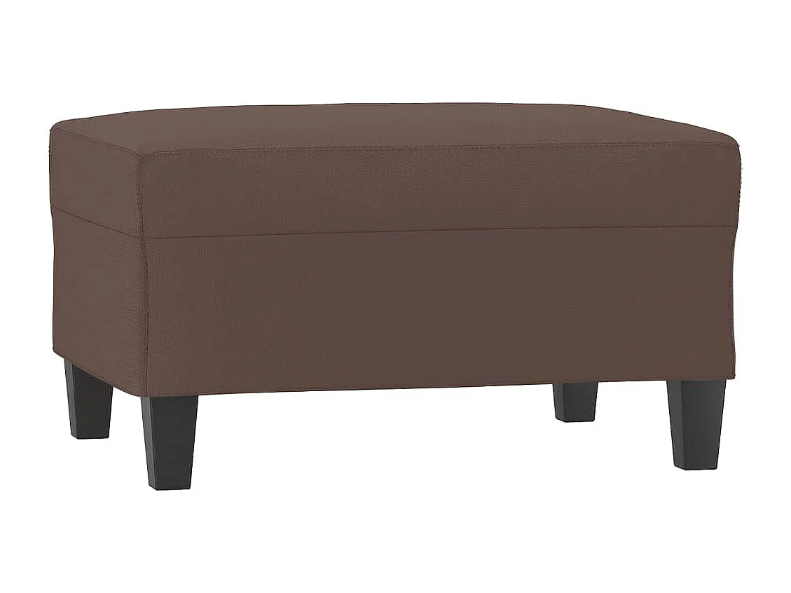 Repose-pied Marron 70x55x41 cm Similicuir FR736130