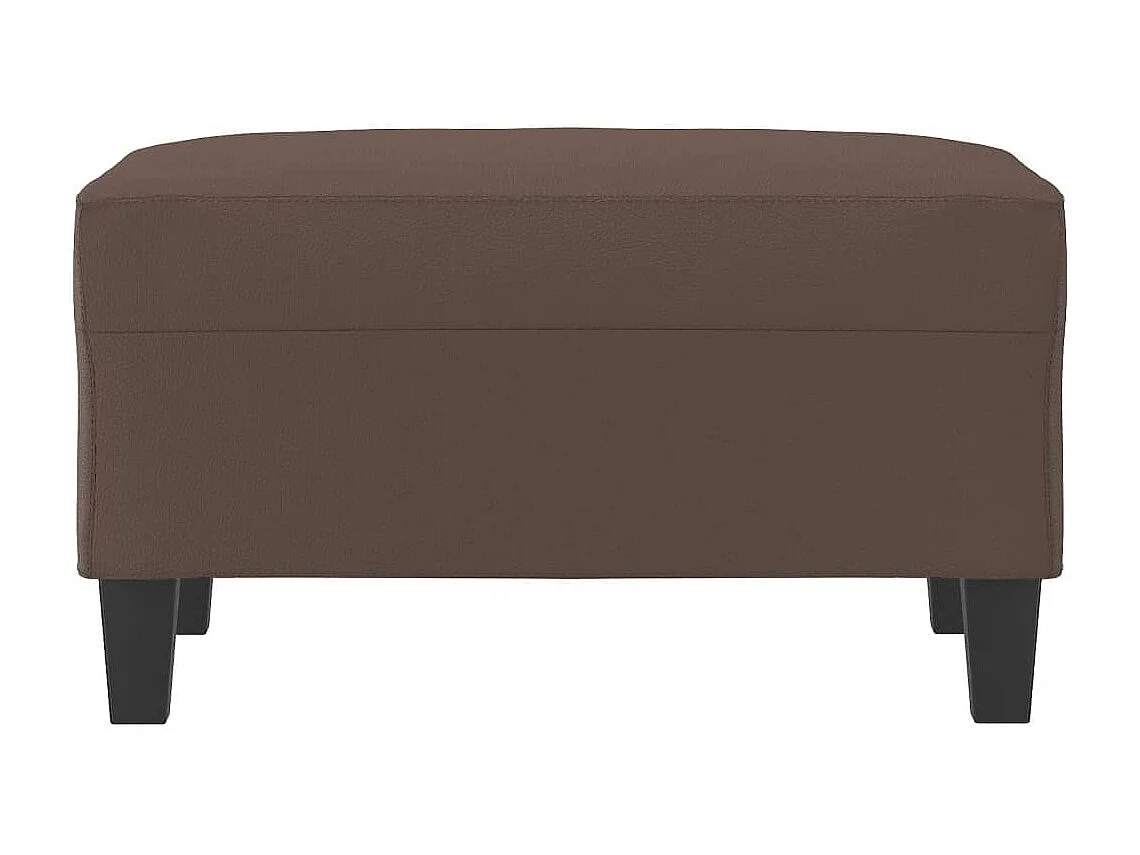 Repose-pied Marron 70x55x41 cm Similicuir FR736130