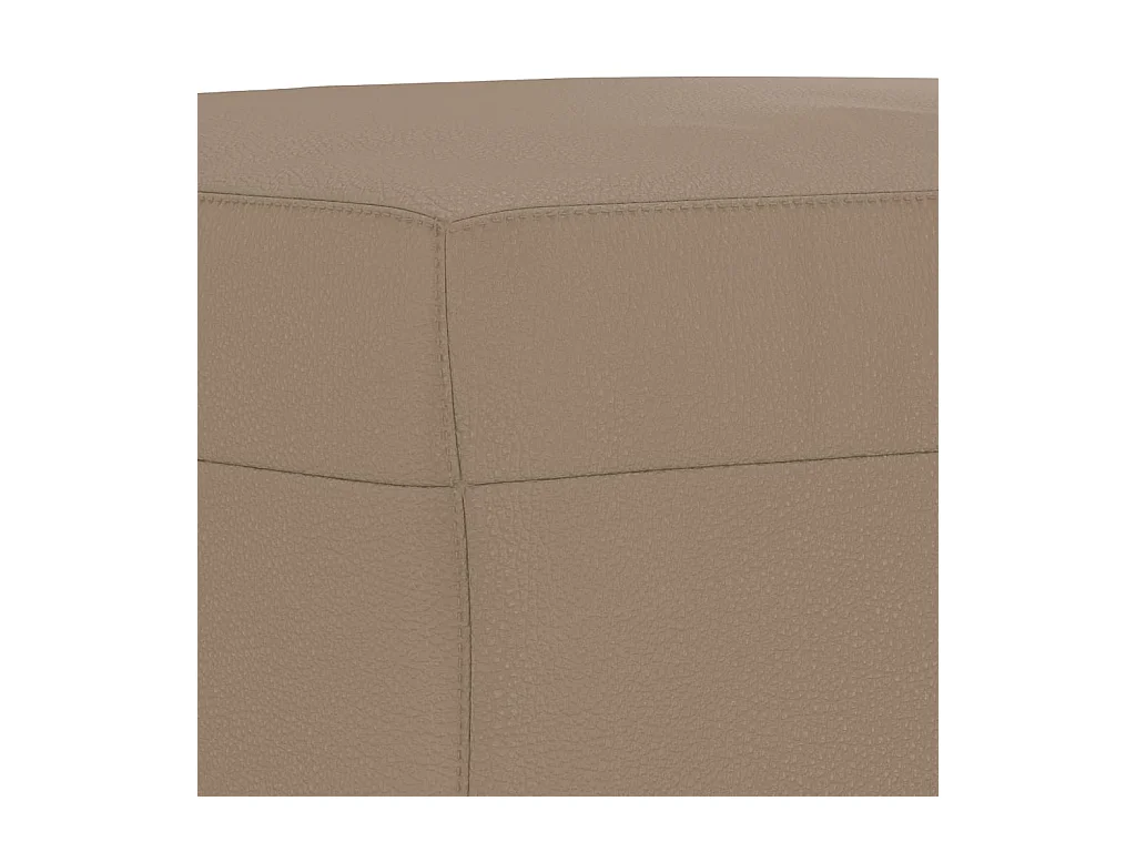 Repose-pied Cappuccino 70x55x41 cm Similicuir FR805397