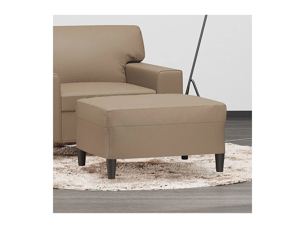 Repose-pied Cappuccino 70x55x41 cm Similicuir FR805397