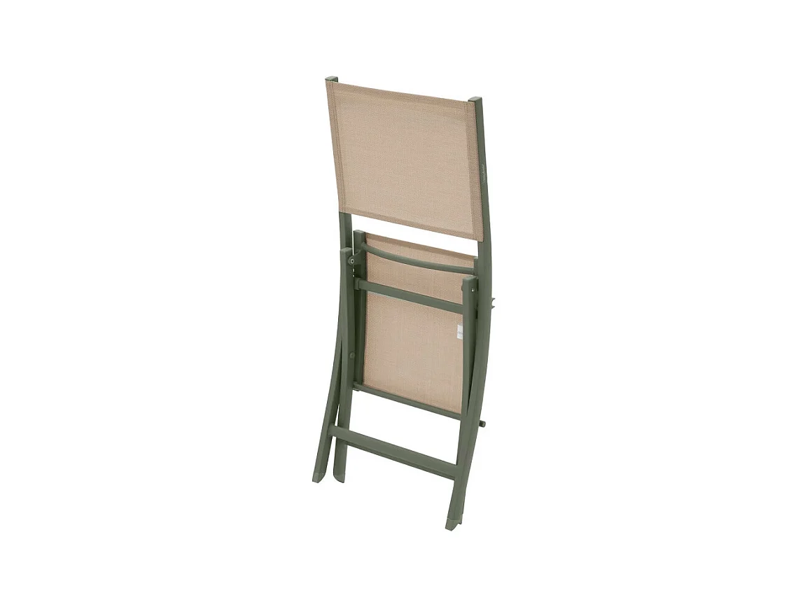 Chaise pliante extérieur Essentia  lin/laurier Hespéride