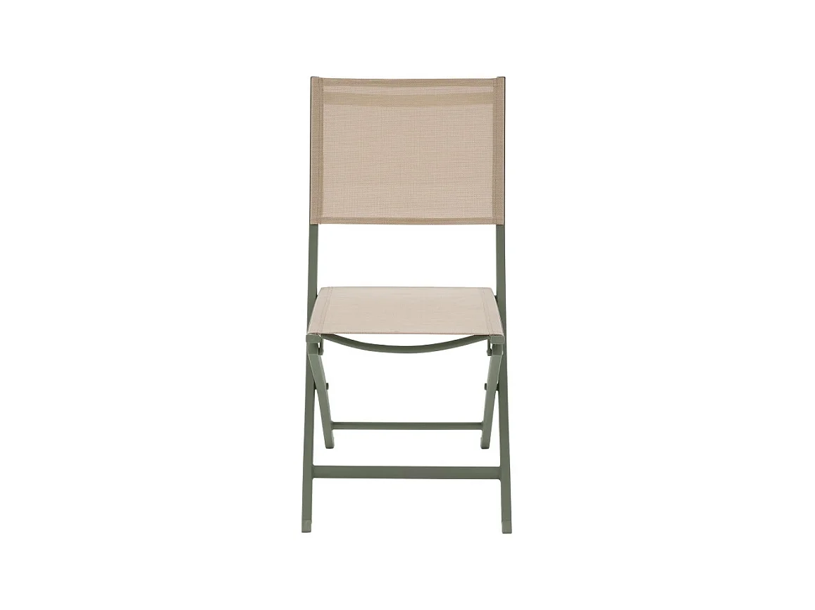 Chaise pliante extérieur Essentia  lin/laurier Hespéride