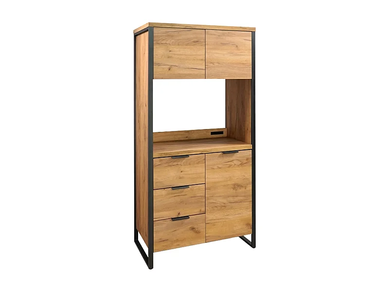 Meuble de cuisine 3 tiroirs + 3 portes Ron