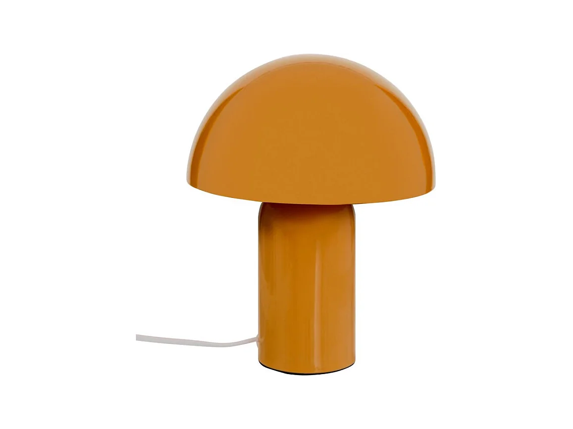 Lampe à Poser Champignon "Lito" 24cm Ocre