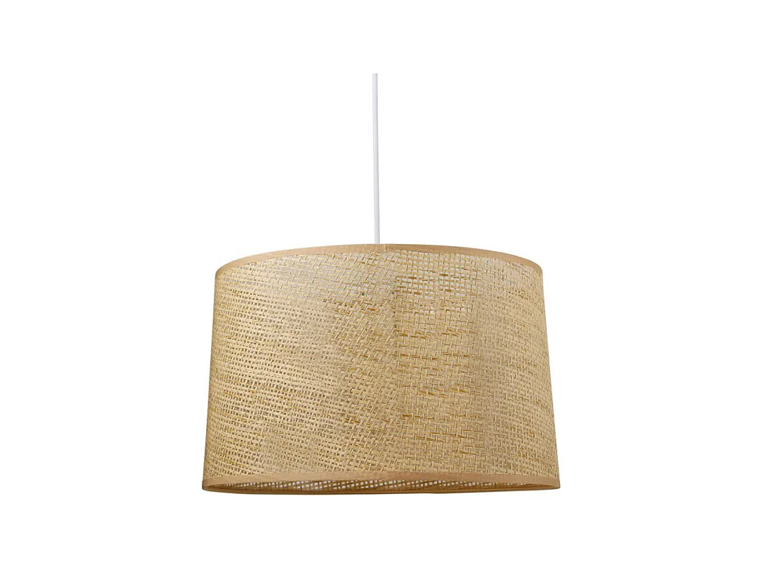 Suspension D35 naturelle effet rotin Ostaria