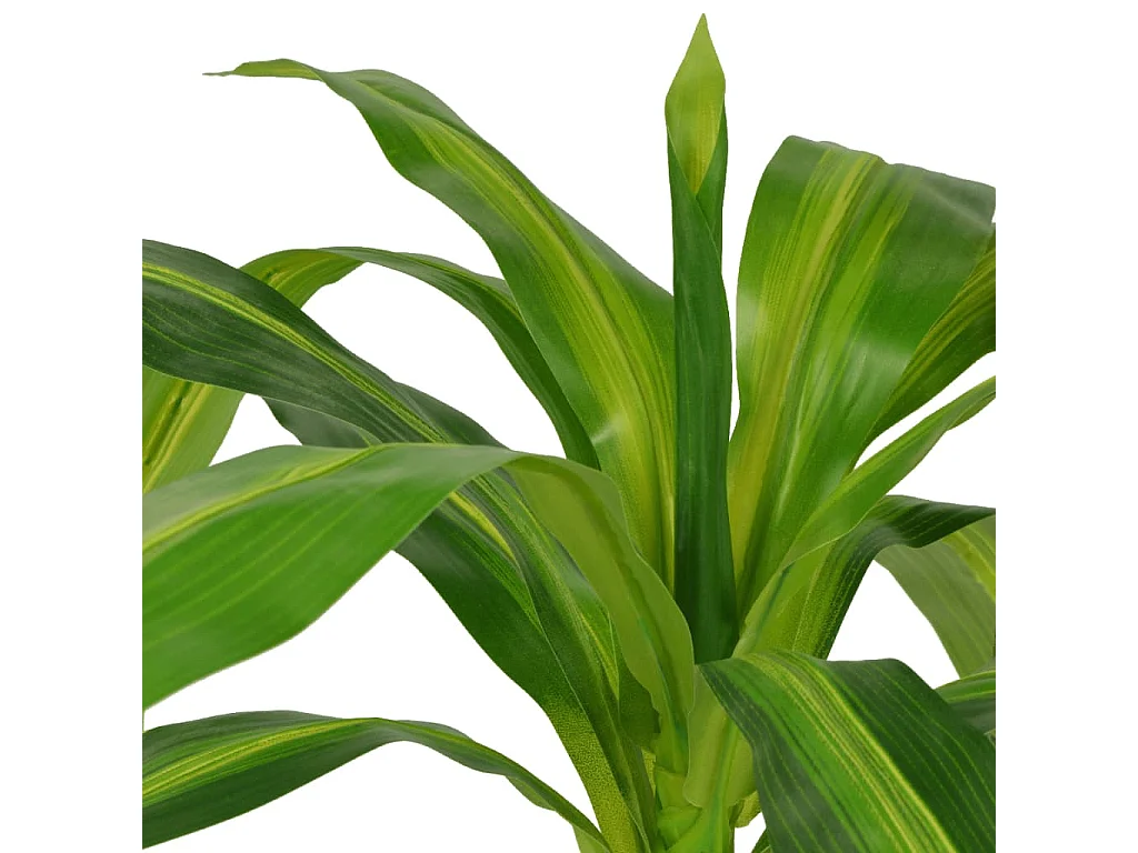 Kunst dracena plant met pot 100 cm groen BE675288