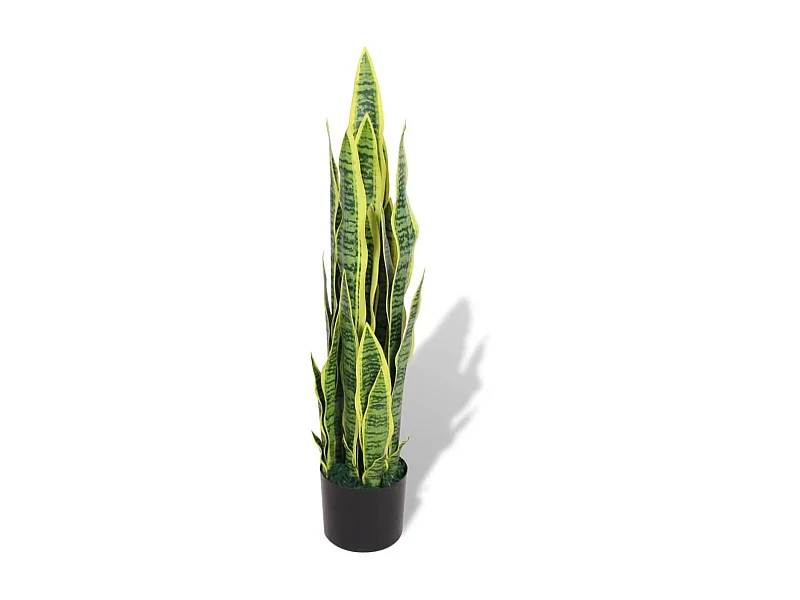 Plante artificielle avec pot Sansevière 90 cm Vert FR694505