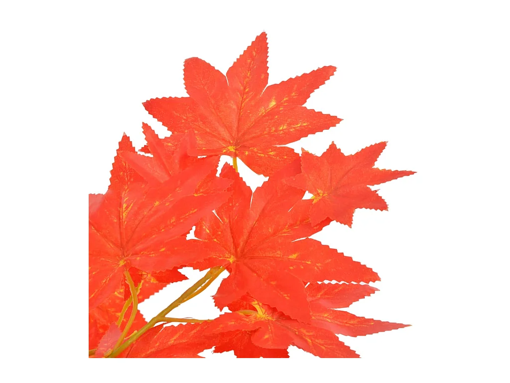 Planta bordo artificial com vaso vermelho 120 cm PT986757