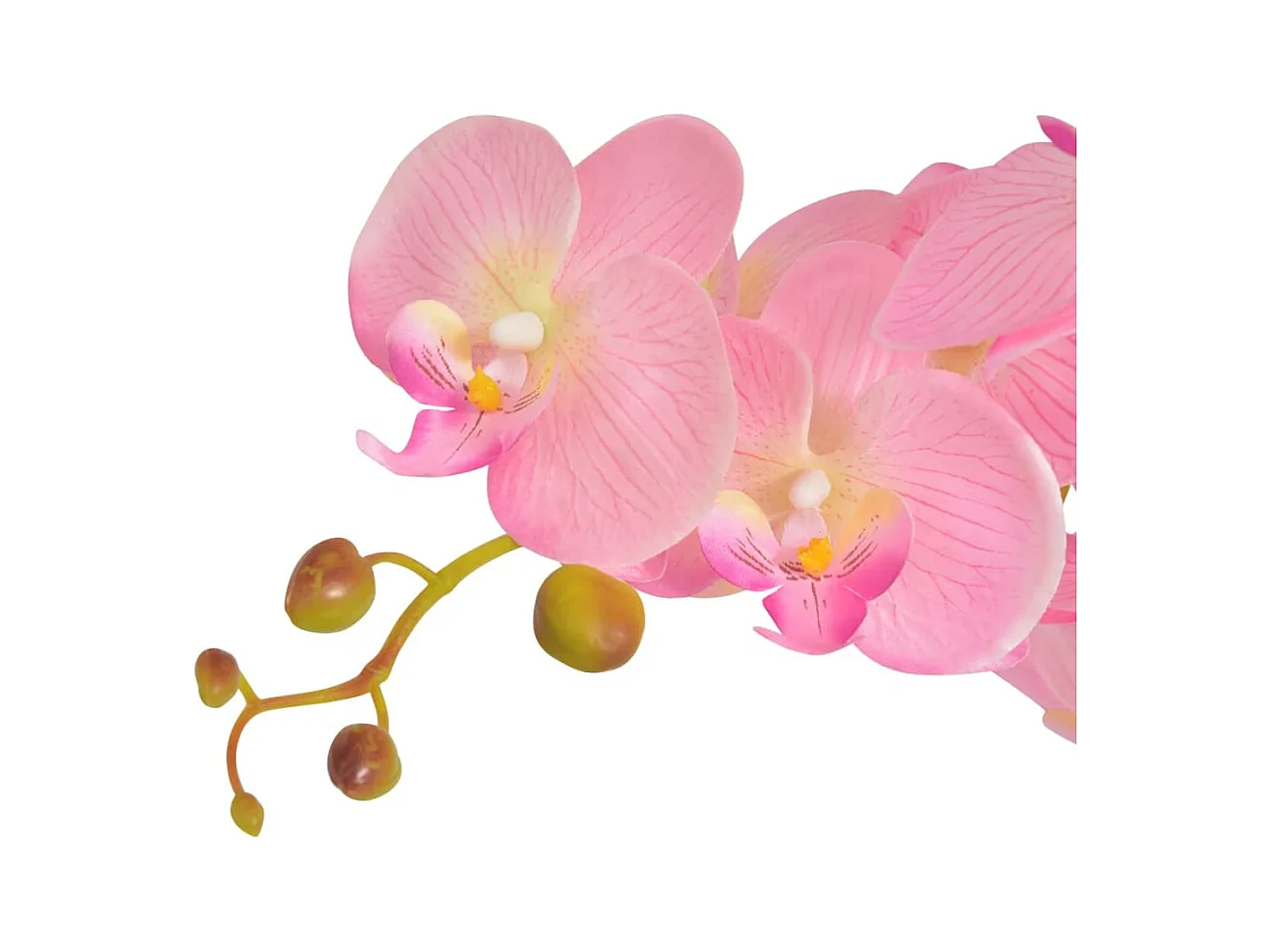 Kunstplant orchidee met pot 75 cm roze BE829881