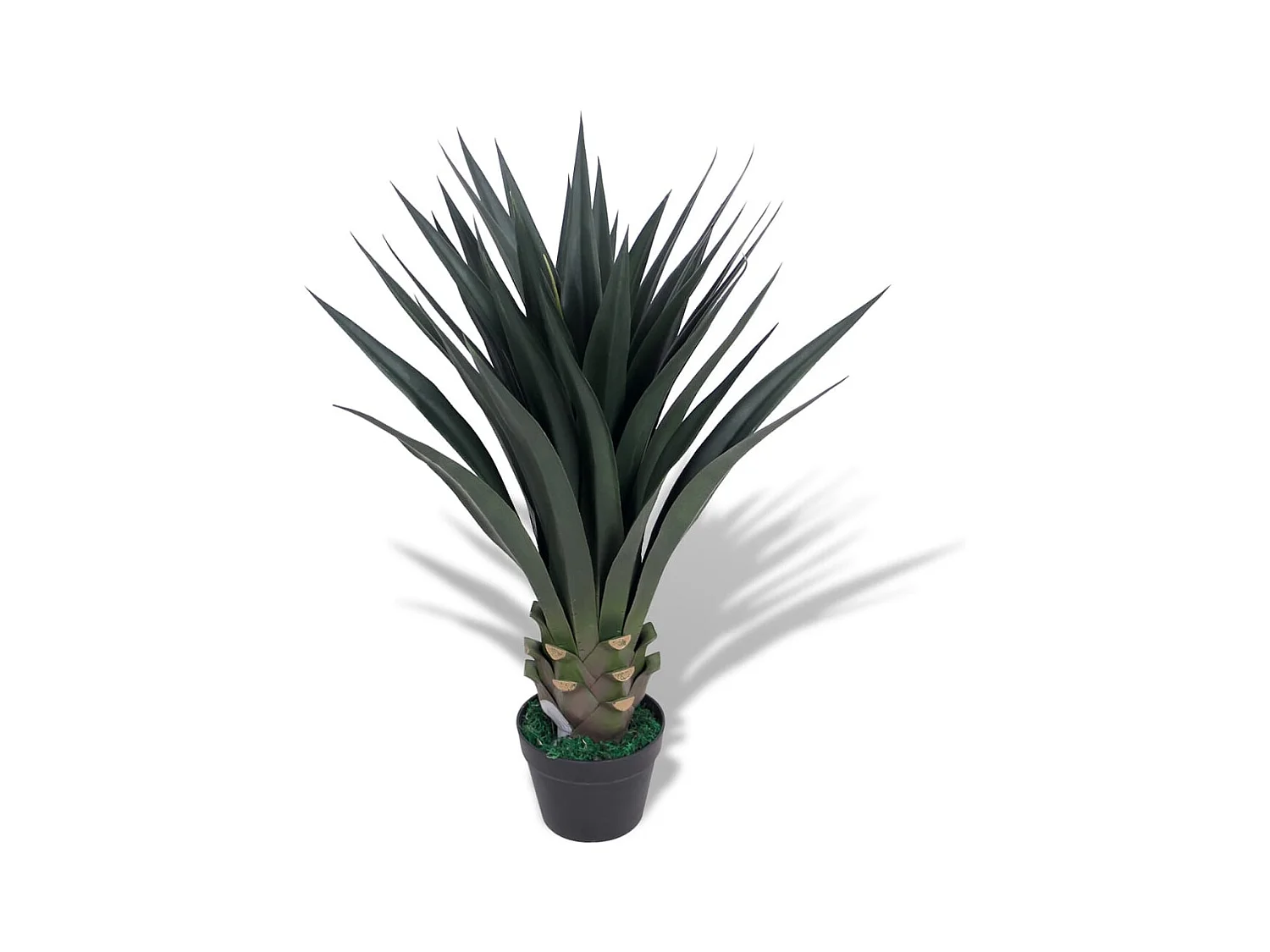 Plante artificielle avec pot Yucca 85 cm Vert FR479890