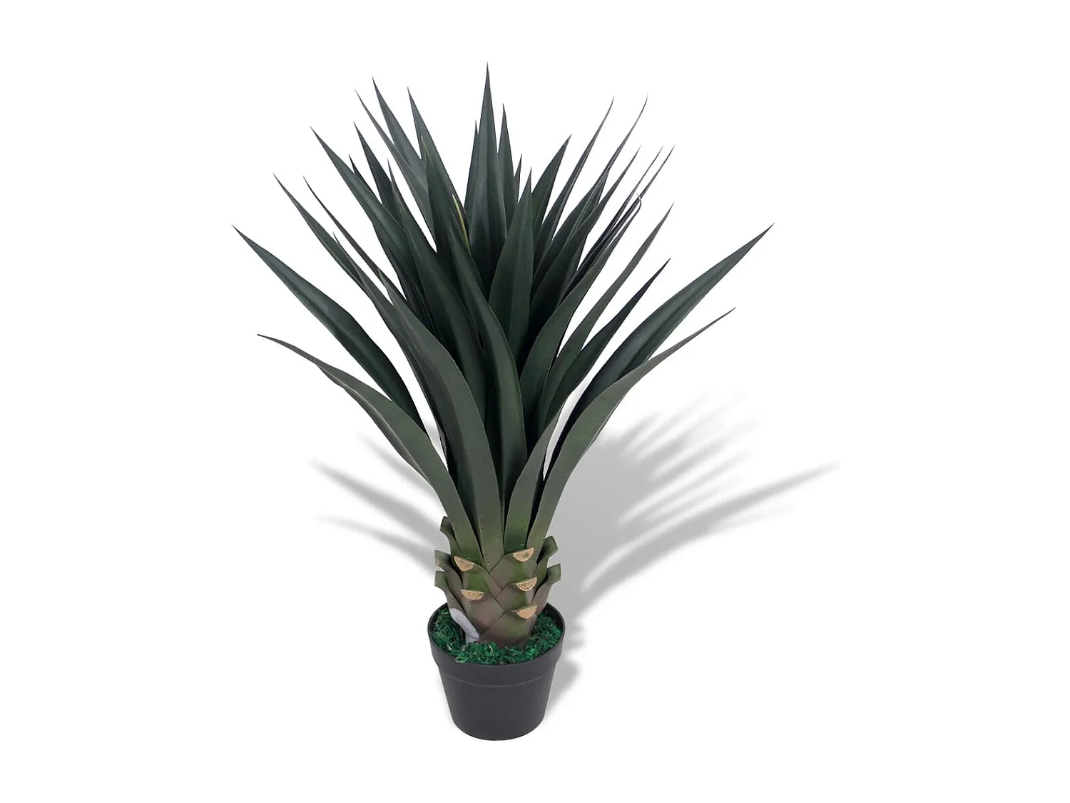 Kunst yucca plant met pot 85 cm groen BE608990
