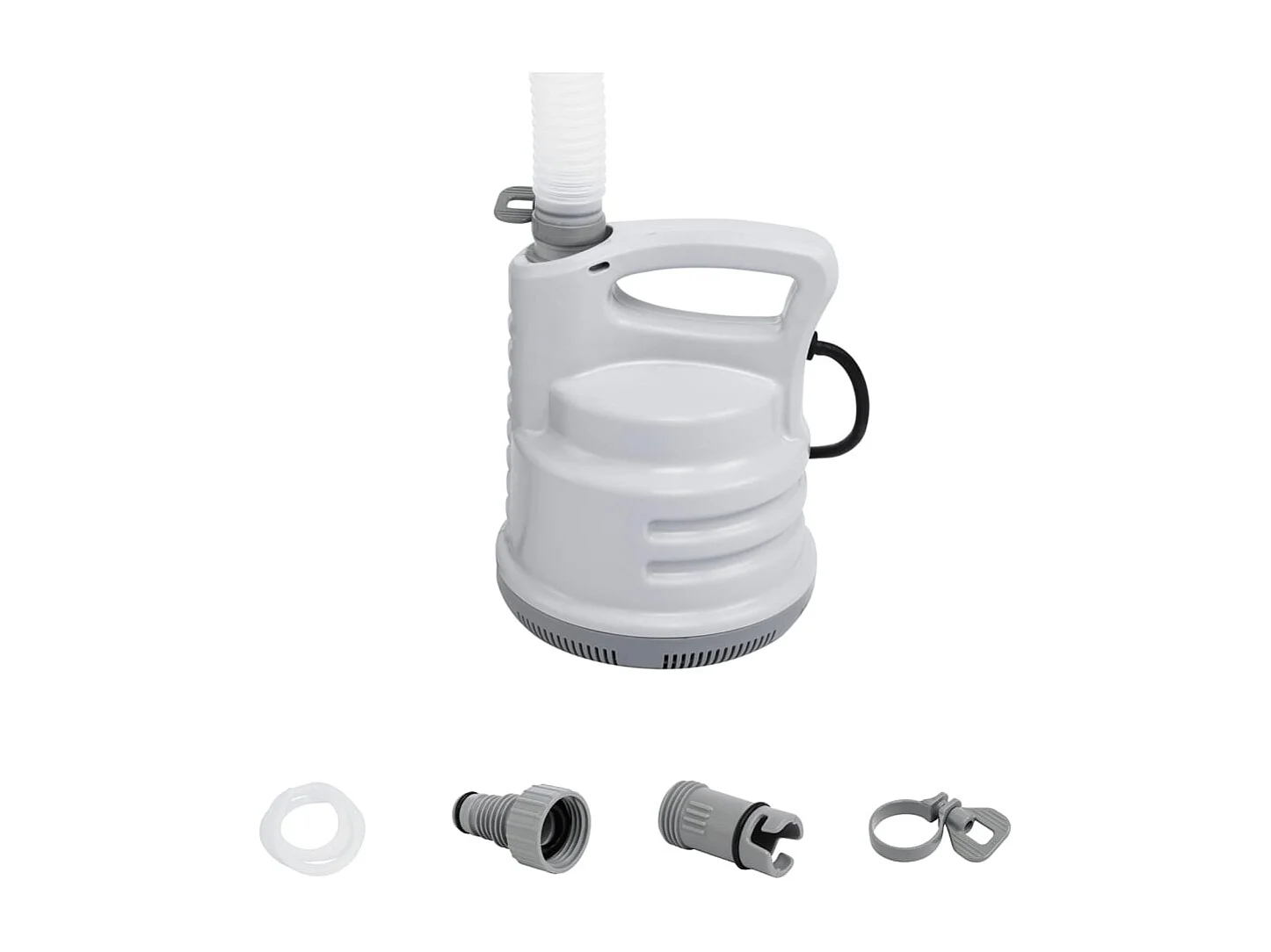 Pompe de vidange de piscine Blanc FR462641