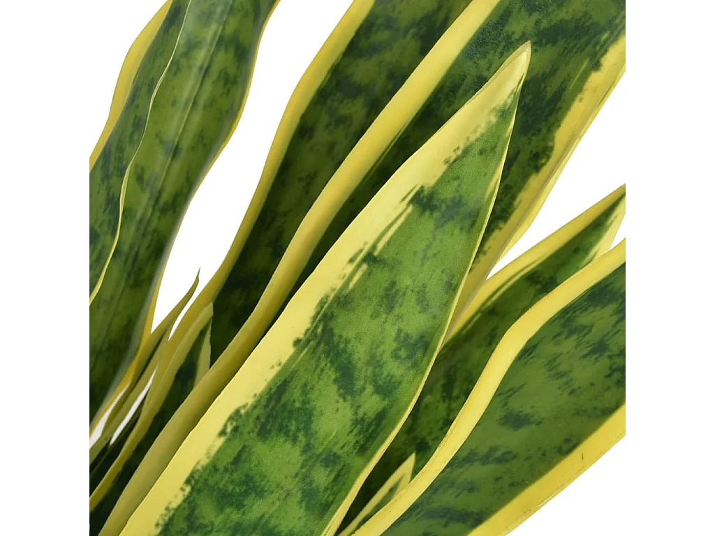 Kunst sanseveria plant met pot 65 cm groen BE408963
