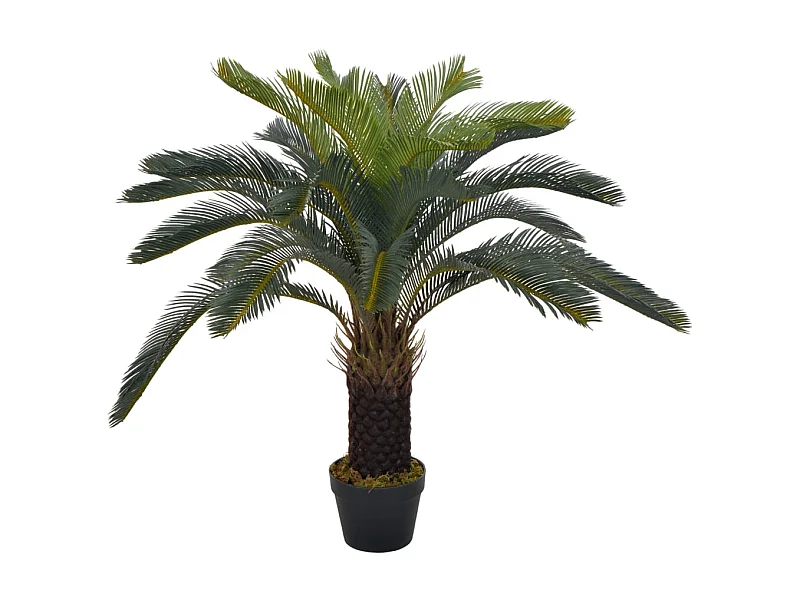 Plante artificielle avec pot Palmier Cycas Vert 90 cm FR915813