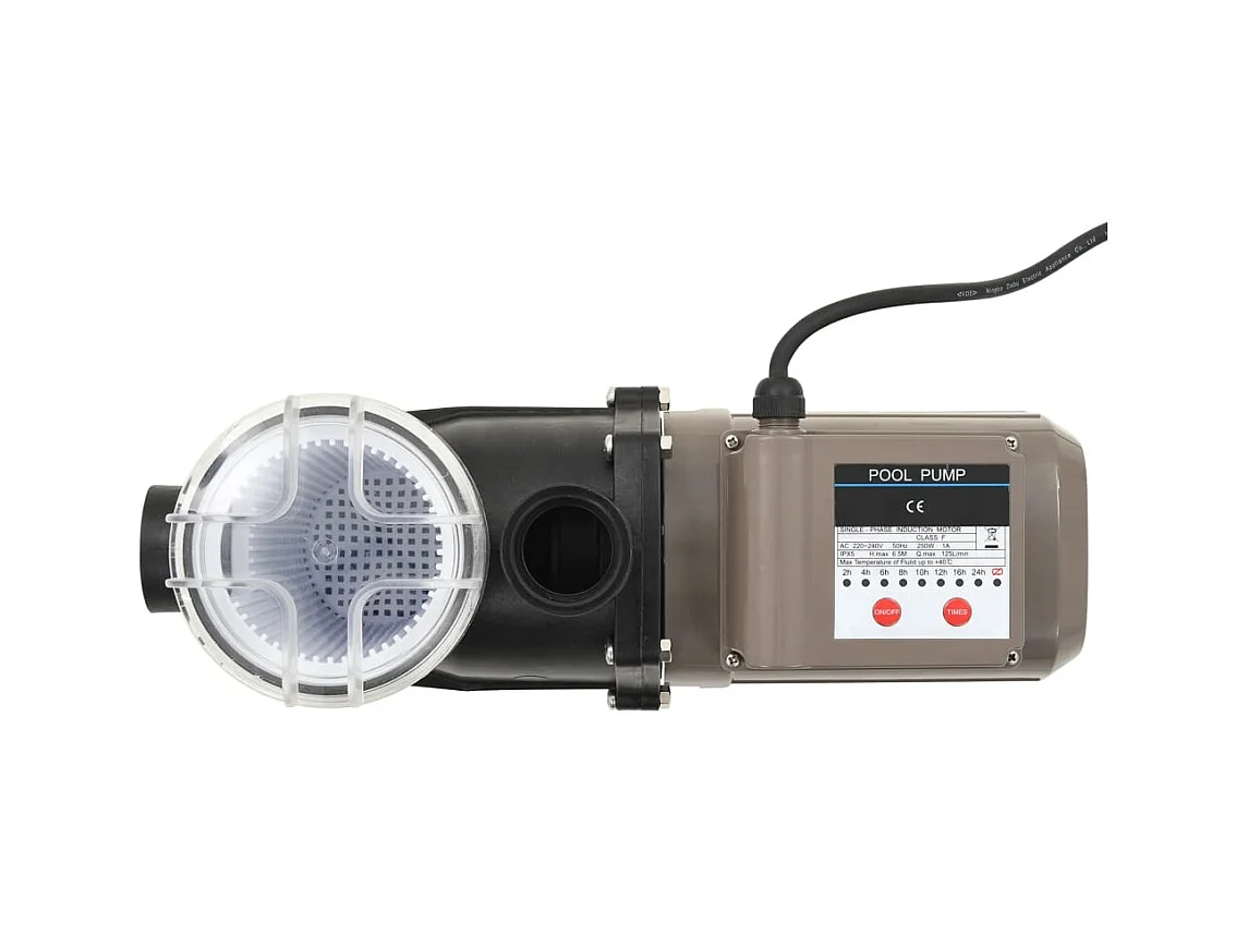 Pompe de piscine avec minuterie Noir 0,25 CH  8000 l / h FR821260