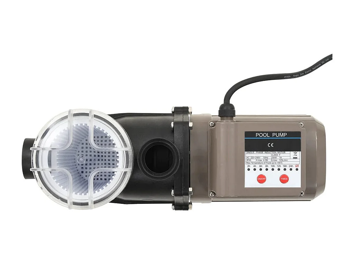 Pompe de piscine avec minuterie Noir 0,25 CH  8000 l / h FR821260