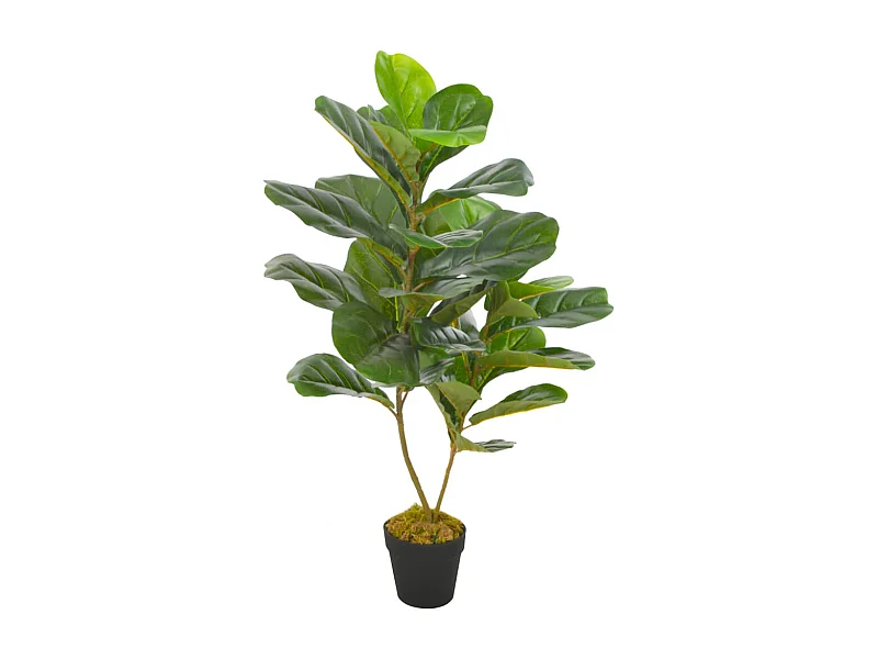 Plante artificielle avec pot Feuilles de figuier Vert 90 cm FR706731