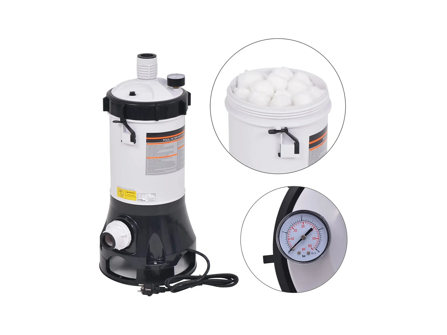 Pompe filtrante de piscine Intex 185 W 4,4 m³/h FR804719