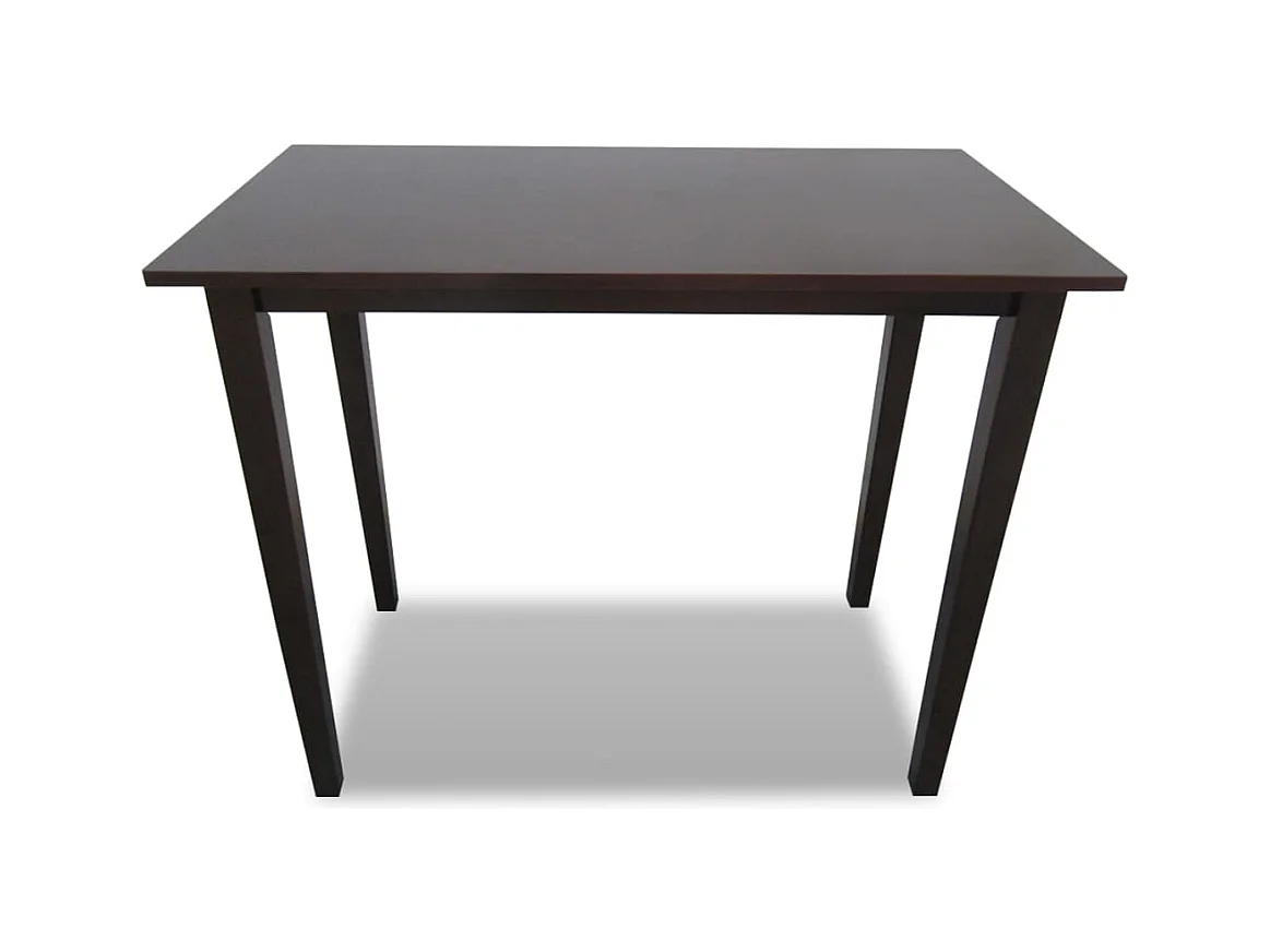 Mesa alta de madera marrón ES740302