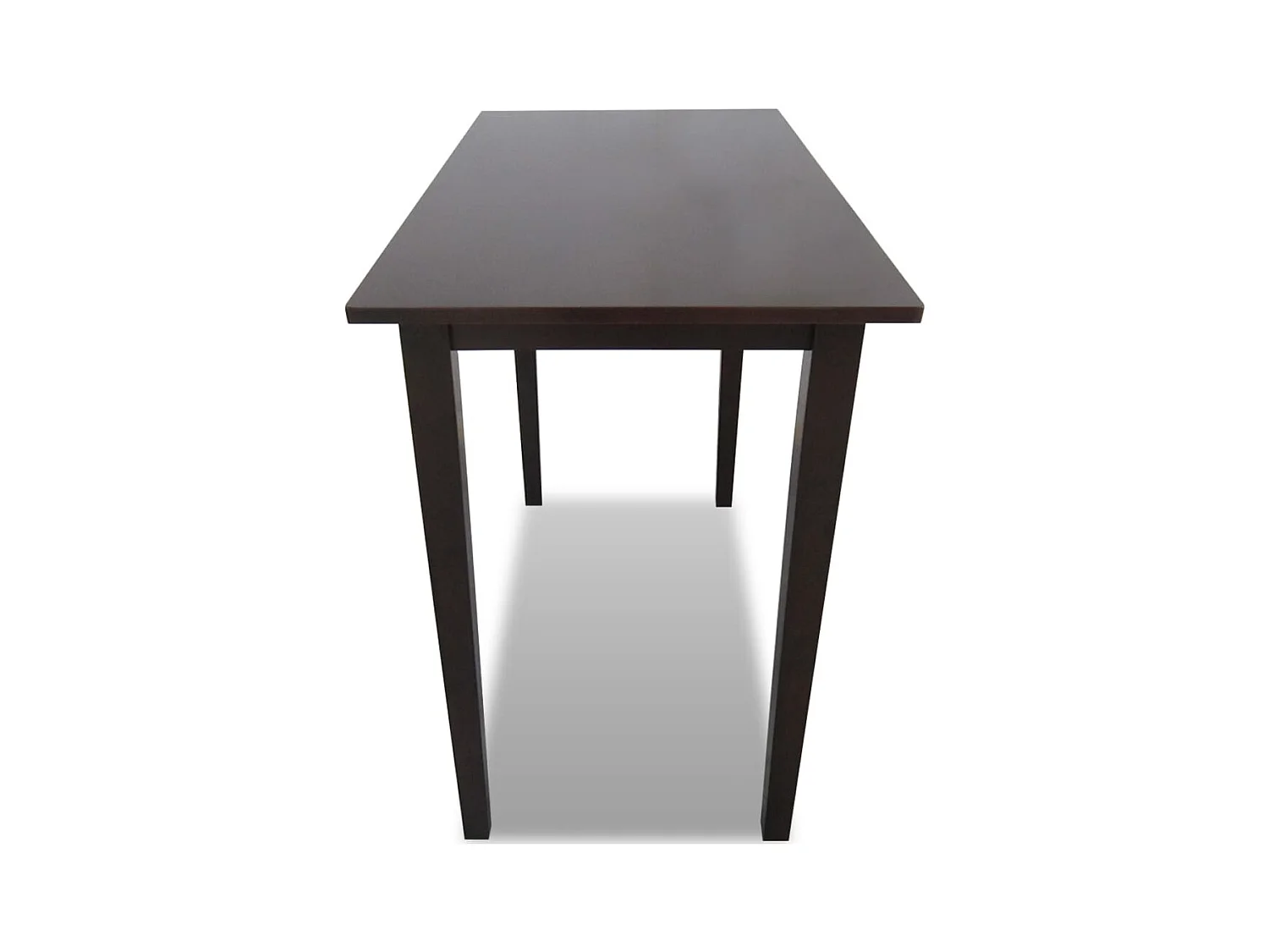 Mesa alta de madera marrón ES740302