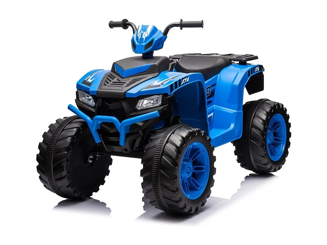 Elektrische Quad voor Kinderen 24V met Muziek, LED-Verlichting, Pedaal & Langzame Start - Snelheid 2,8/5 km/u - Draagvermogen 35kg - 3-8 Jaar (Blauw)
