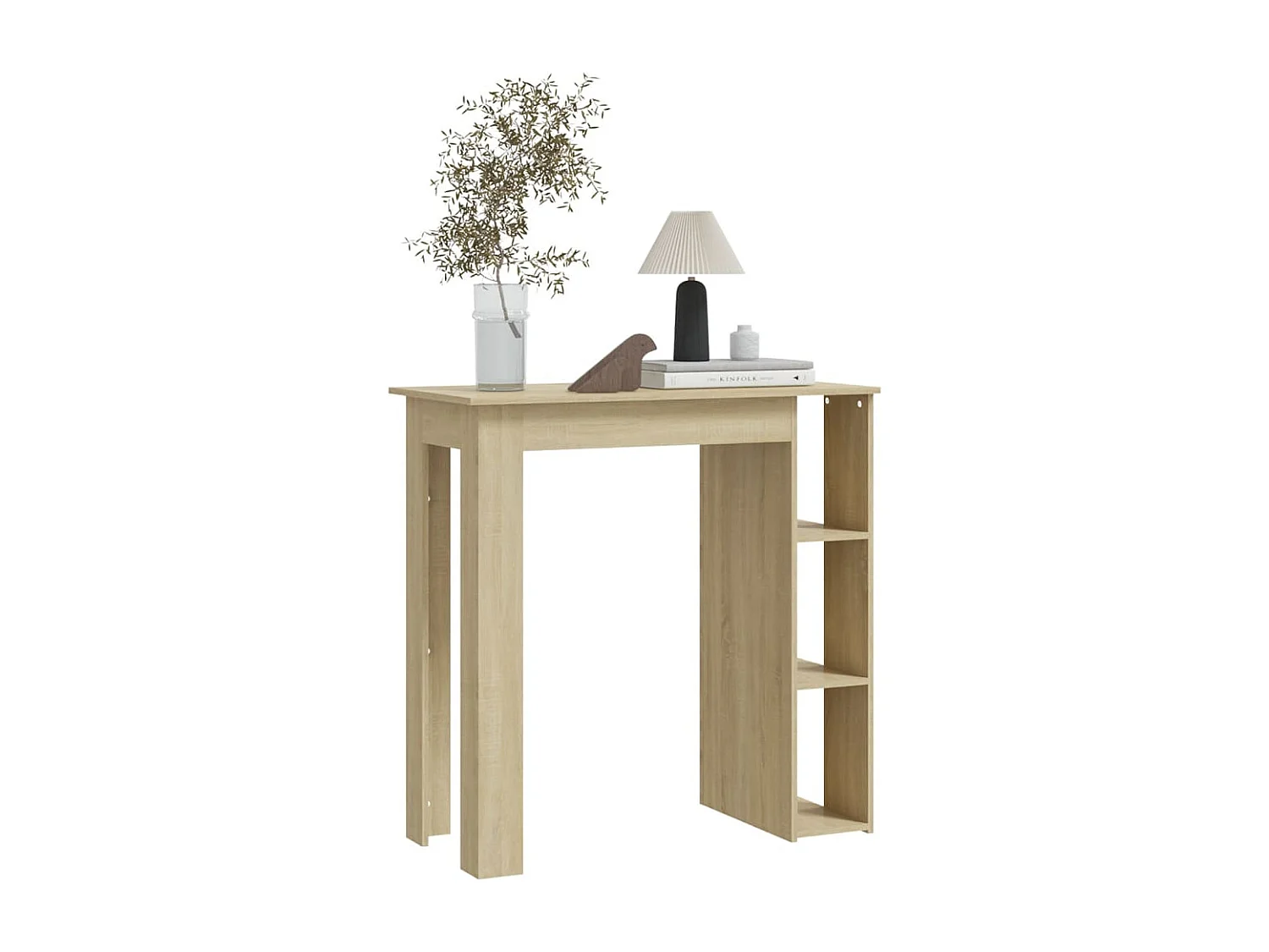 Meuble de bar avec étagère Chêne sonoma Bois d'ingénierie FR137461