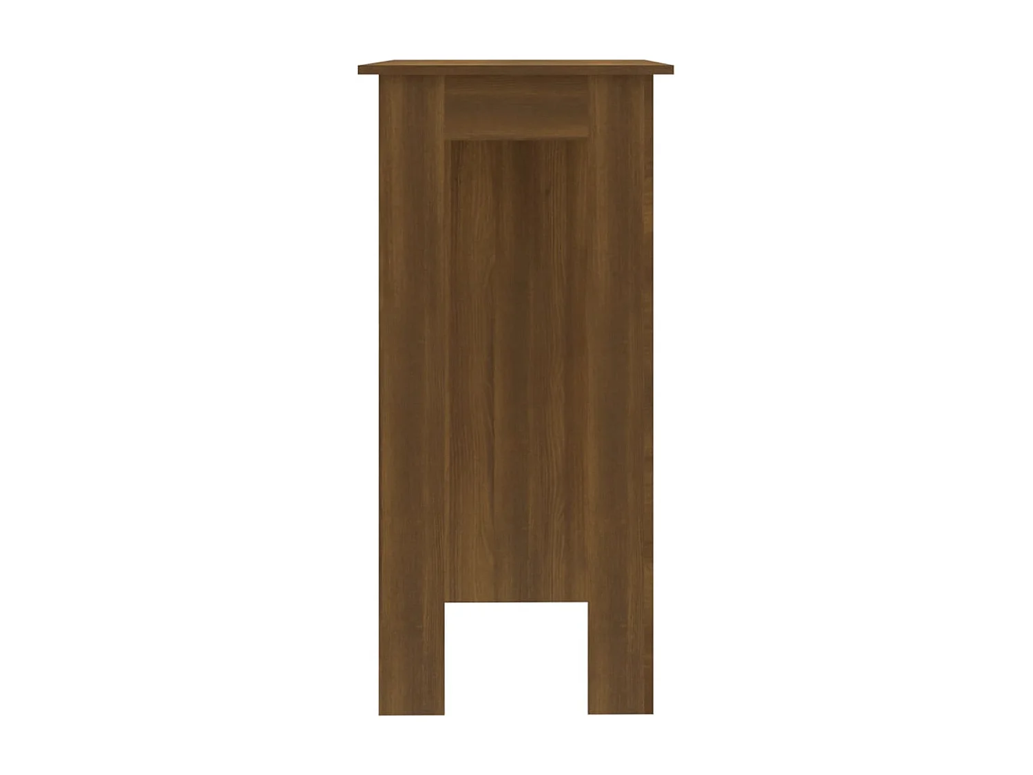 Meuble de bar avec étagère chêne marron bois d'ingénierie FR198127