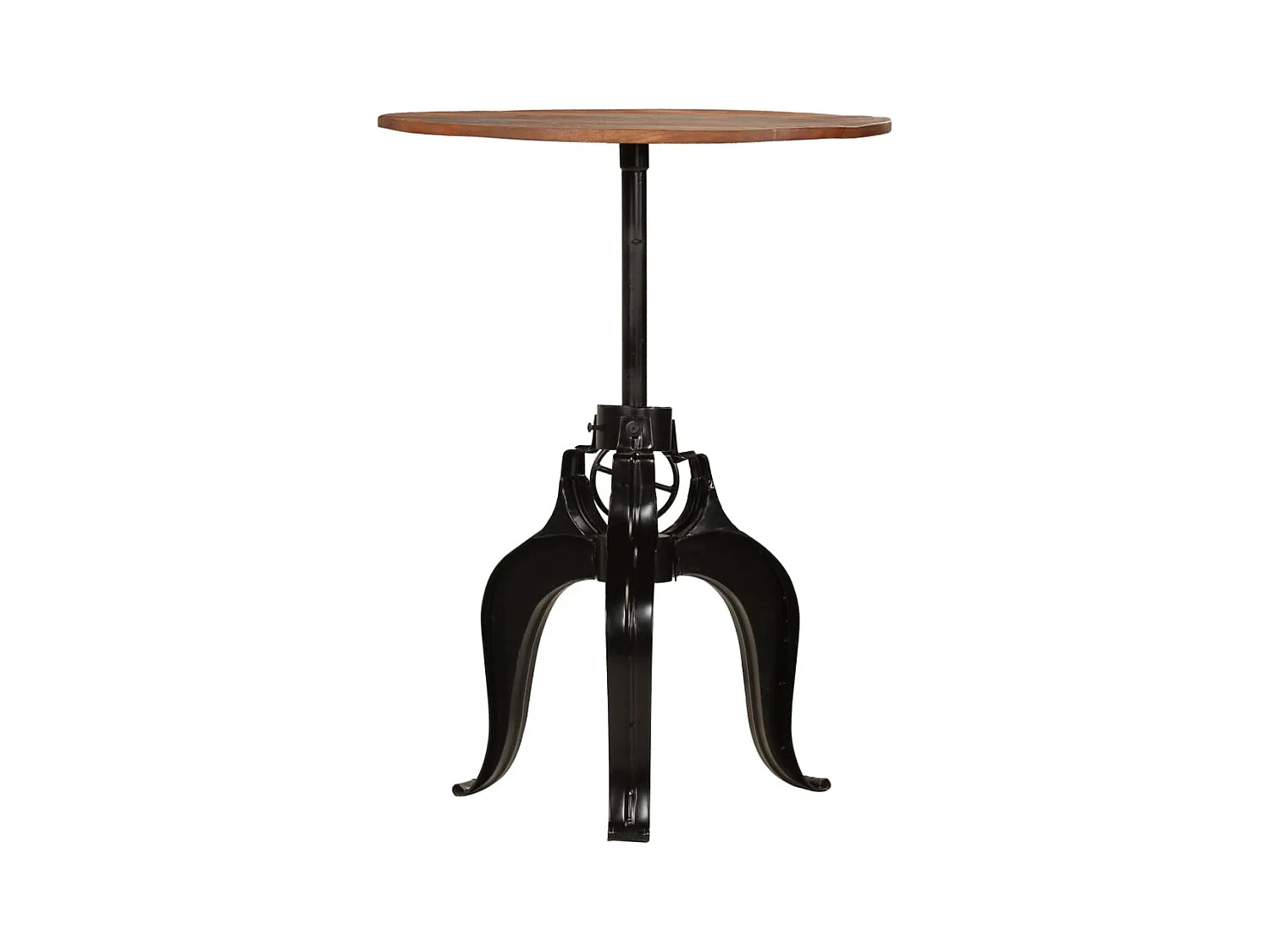 Mesa de bar madera maciza reciclada 75x(76-110) cm ES523861